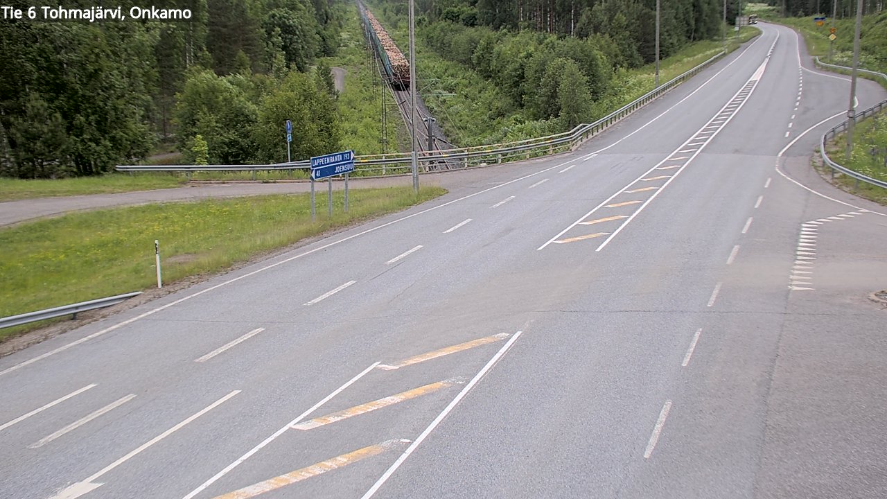 Kelikamerat Kuva Tie 6 Tohmajärvi, Onkamo, Tohmajärvi, Pohjois-Karjala