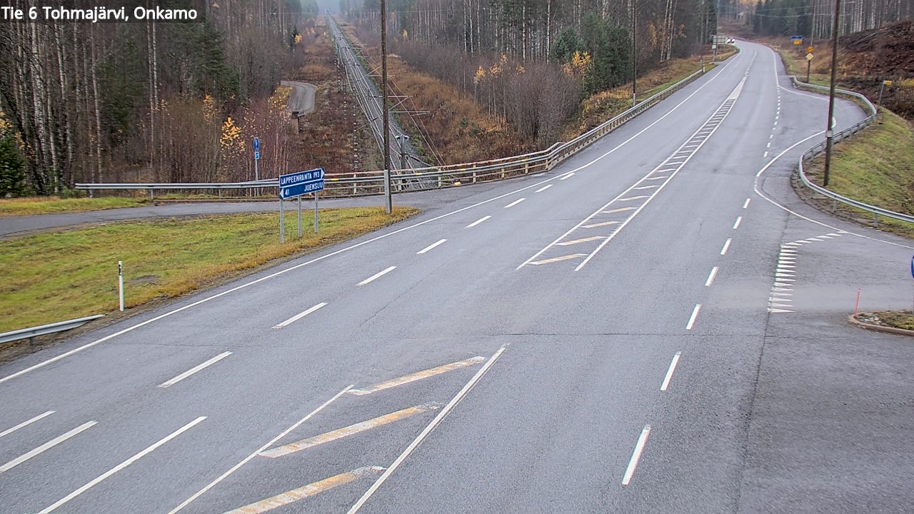 Kelikamerat Kuva Tie 6 Tohmajärvi, Onkamo, Tohmajärvi, Pohjois-Karjala
