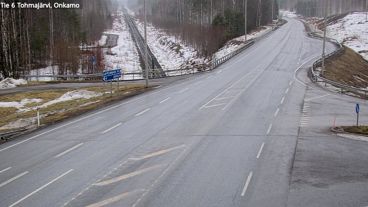 Kelikamerat Kuva Tie 6 Tohmajärvi, Onkamo, Tohmajärvi, Pohjois-Karjala