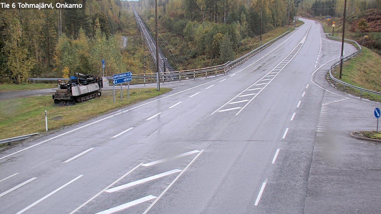 Weather Camera Image Road 6 Tohmajärvi, Onkamo, Tohmajärvi, Pohjois-Karjala