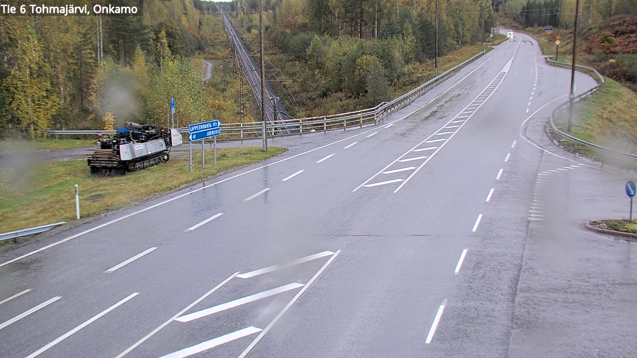 Weather Camera Image Road 6 Tohmajärvi, Onkamo, Tohmajärvi, Pohjois-Karjala
