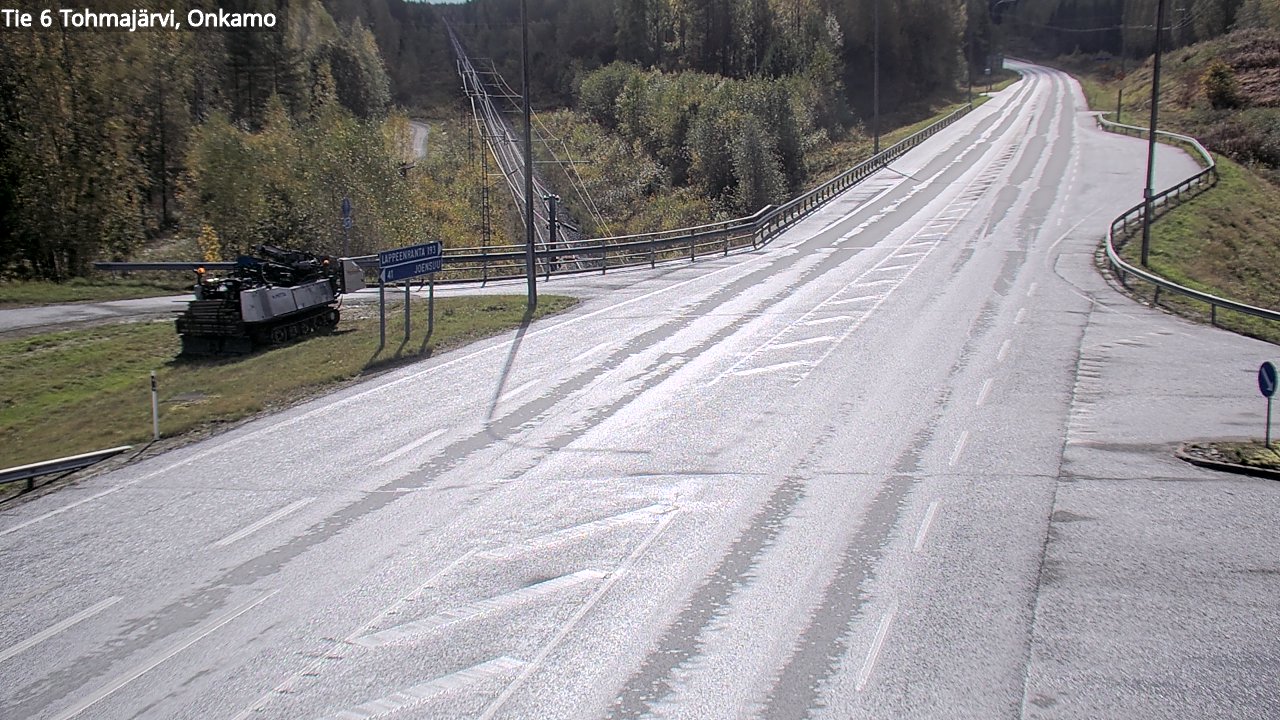 Weather Camera Image Road 6 Tohmajärvi, Onkamo, Tohmajärvi, Pohjois-Karjala