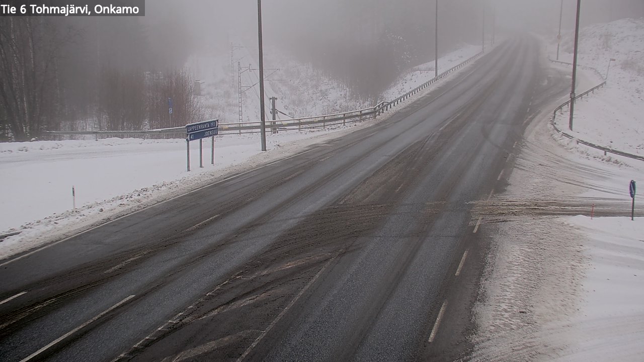 Weather Camera Image Road 6 Tohmajärvi, Onkamo, Tohmajärvi, Pohjois-Karjala