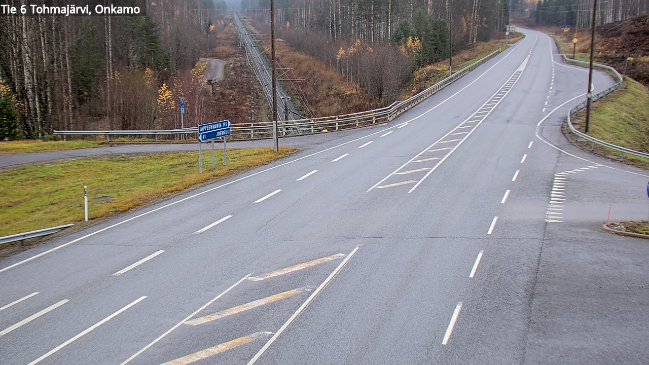Kelikamerat Kuva Tie 6 Tohmajärvi, Onkamo, Tohmajärvi, Pohjois-Karjala