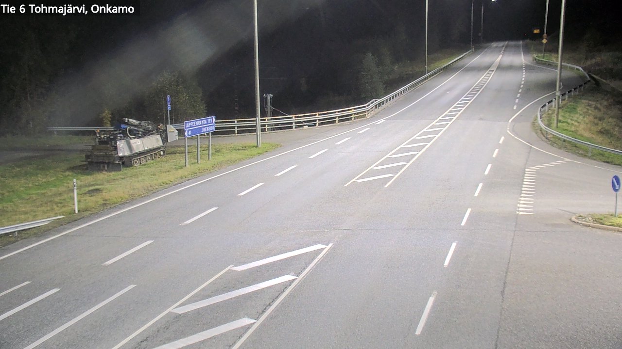 Weather Camera Image Road 6 Tohmajärvi, Onkamo, Tohmajärvi, Pohjois-Karjala