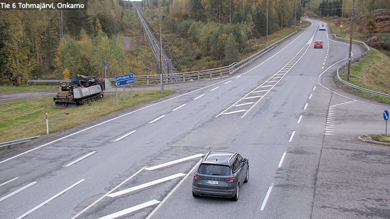 Kelikamerat Kuva Tie 6 Tohmajärvi, Onkamo, Tohmajärvi, Pohjois-Karjala