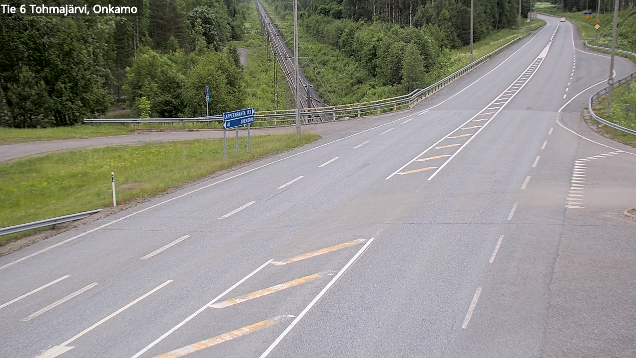 Kelikamerat Kuva Tie 6 Tohmajärvi, Onkamo, Tohmajärvi, Pohjois-Karjala