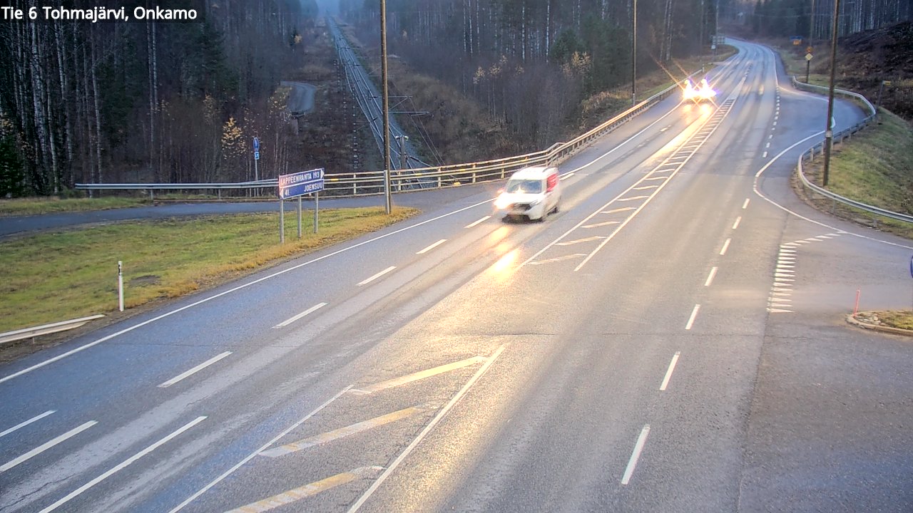 Kelikamerat Kuva Tie 6 Tohmajärvi, Onkamo, Tohmajärvi, Pohjois-Karjala