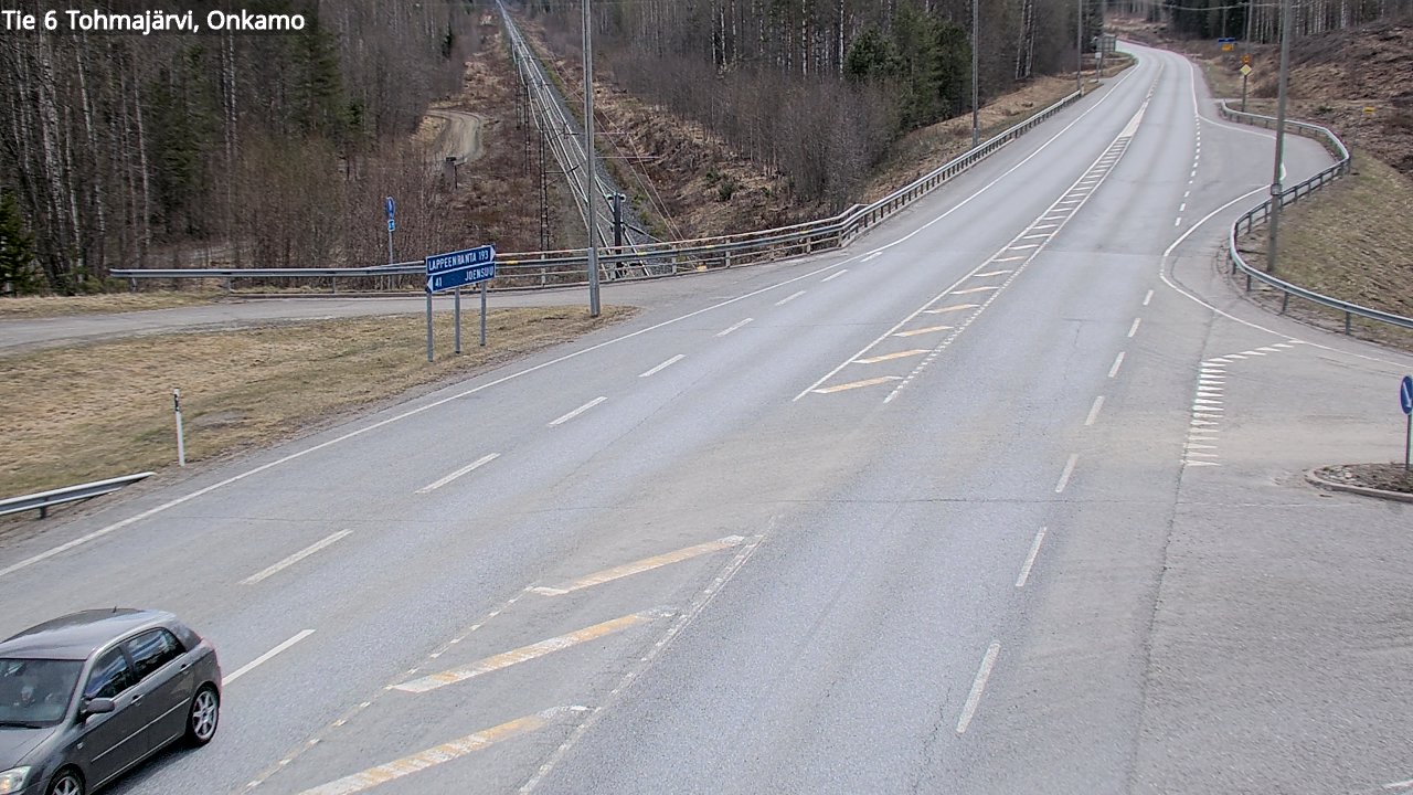 Weather Camera Image Väg 6 Tohmajärvi, Onkamo, Tohmajärvi, Pohjois-Karjala