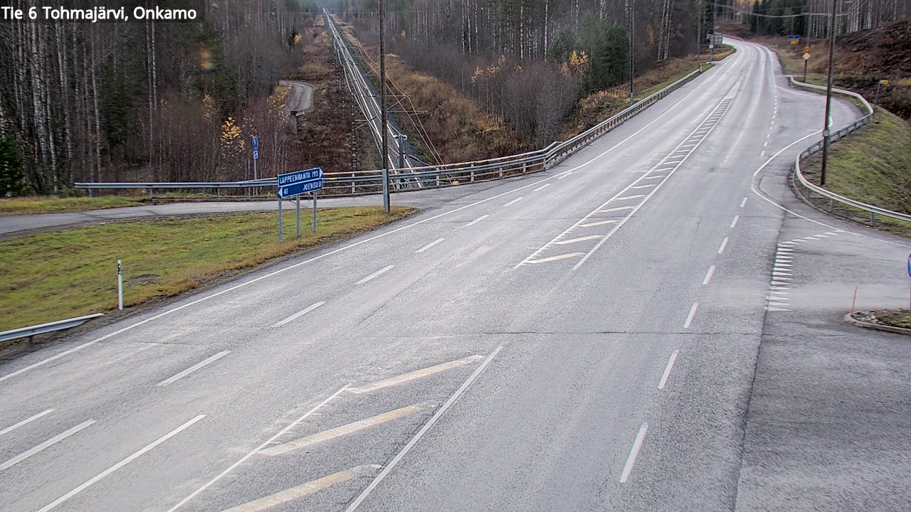 Kelikamerat Kuva Tie 6 Tohmajärvi, Onkamo, Tohmajärvi, Pohjois-Karjala