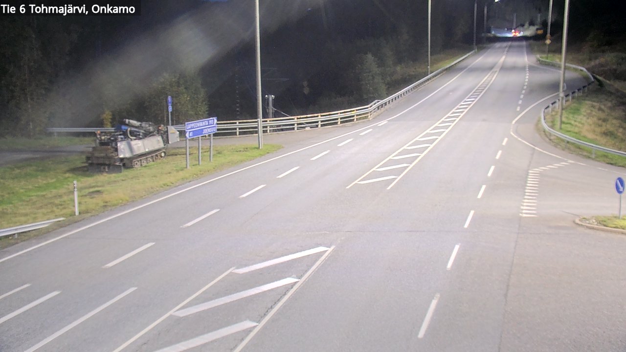 Weather Camera Image Road 6 Tohmajärvi, Onkamo, Tohmajärvi, Pohjois-Karjala