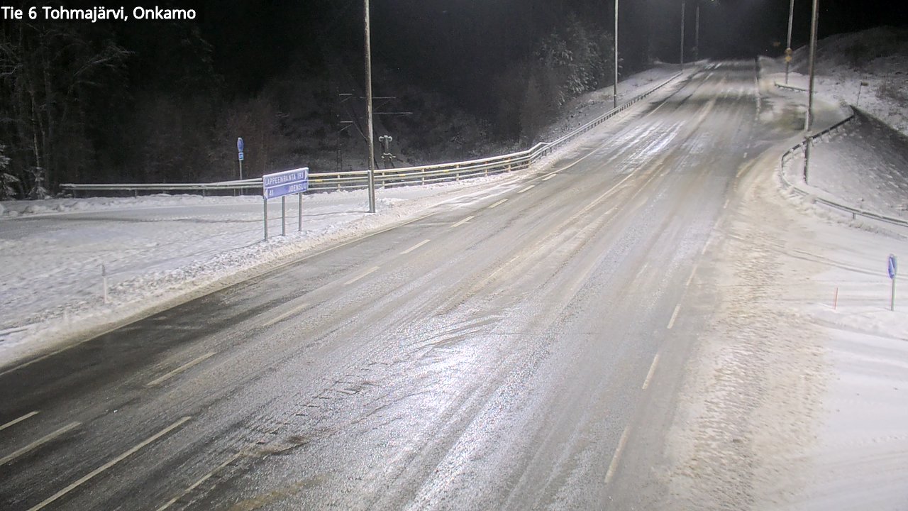 Weather Camera Image Road 6 Tohmajärvi, Onkamo, Tohmajärvi, Pohjois-Karjala