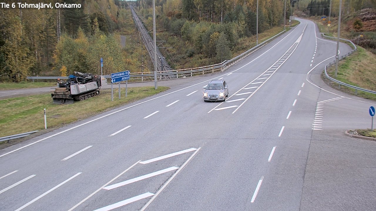Weather Camera Image Road 6 Tohmajärvi, Onkamo, Tohmajärvi, Pohjois-Karjala