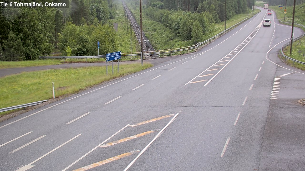 Kelikamerat Kuva Tie 6 Tohmajärvi, Onkamo, Tohmajärvi, Pohjois-Karjala