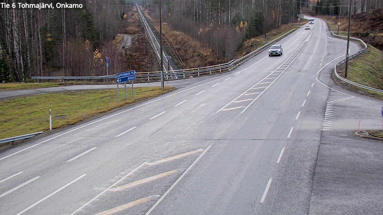 Kelikamerat Kuva Tie 6 Tohmajärvi, Onkamo, Tohmajärvi, Pohjois-Karjala