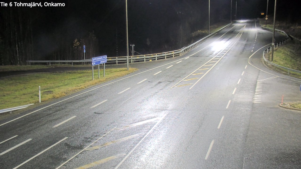 Kelikamerat Kuva Tie 6 Tohmajärvi, Onkamo, Tohmajärvi, Pohjois-Karjala