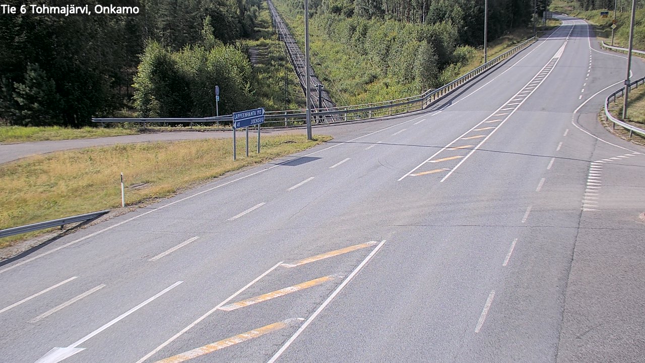 Weather Camera Image Road 6 Tohmajärvi, Onkamo, Tohmajärvi, Pohjois-Karjala