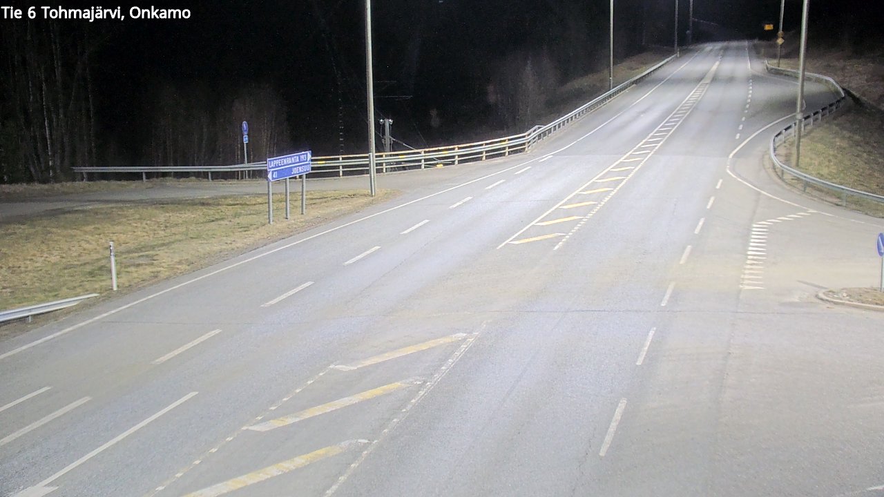 Weather Camera Image Road 6 Tohmajärvi, Onkamo, Tohmajärvi, Pohjois-Karjala