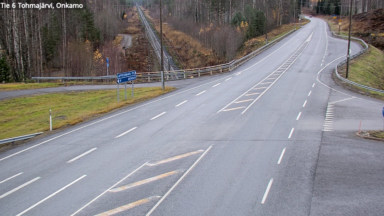 Kelikamerat Kuva Tie 6 Tohmajärvi, Onkamo, Tohmajärvi, Pohjois-Karjala