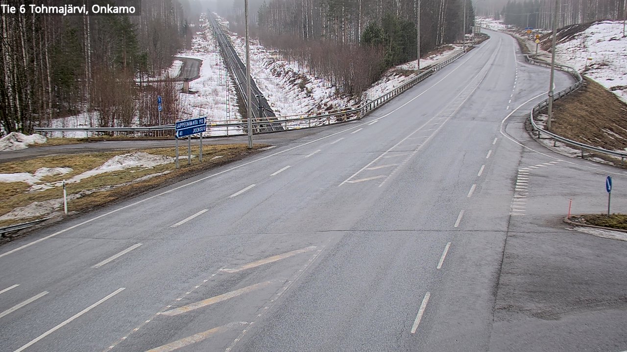 Kelikamerat Kuva Tie 6 Tohmajärvi, Onkamo, Tohmajärvi, Pohjois-Karjala