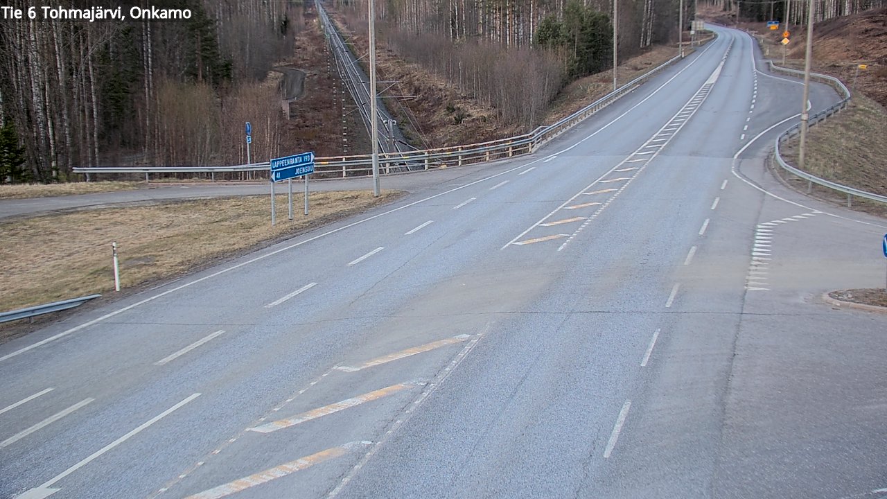 Kelikamerat Kuva Tie 6 Tohmajärvi, Onkamo, Tohmajärvi, Pohjois-Karjala