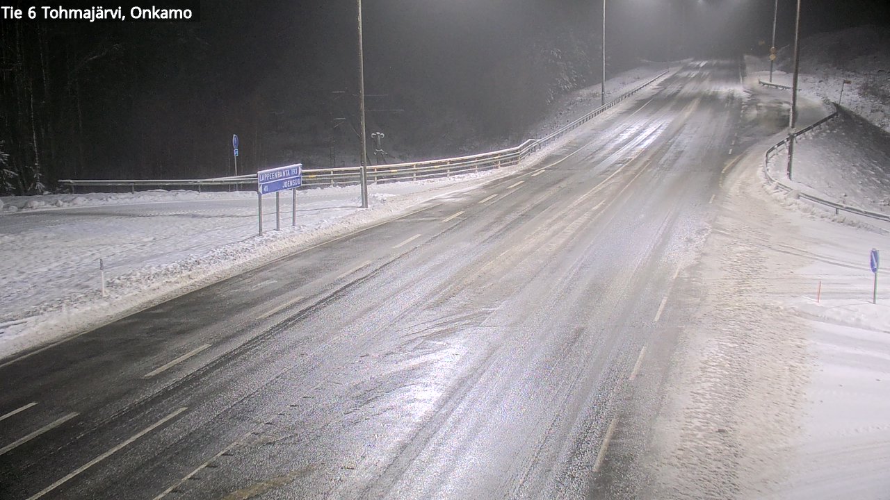 Weather Camera Image Road 6 Tohmajärvi, Onkamo, Tohmajärvi, Pohjois-Karjala