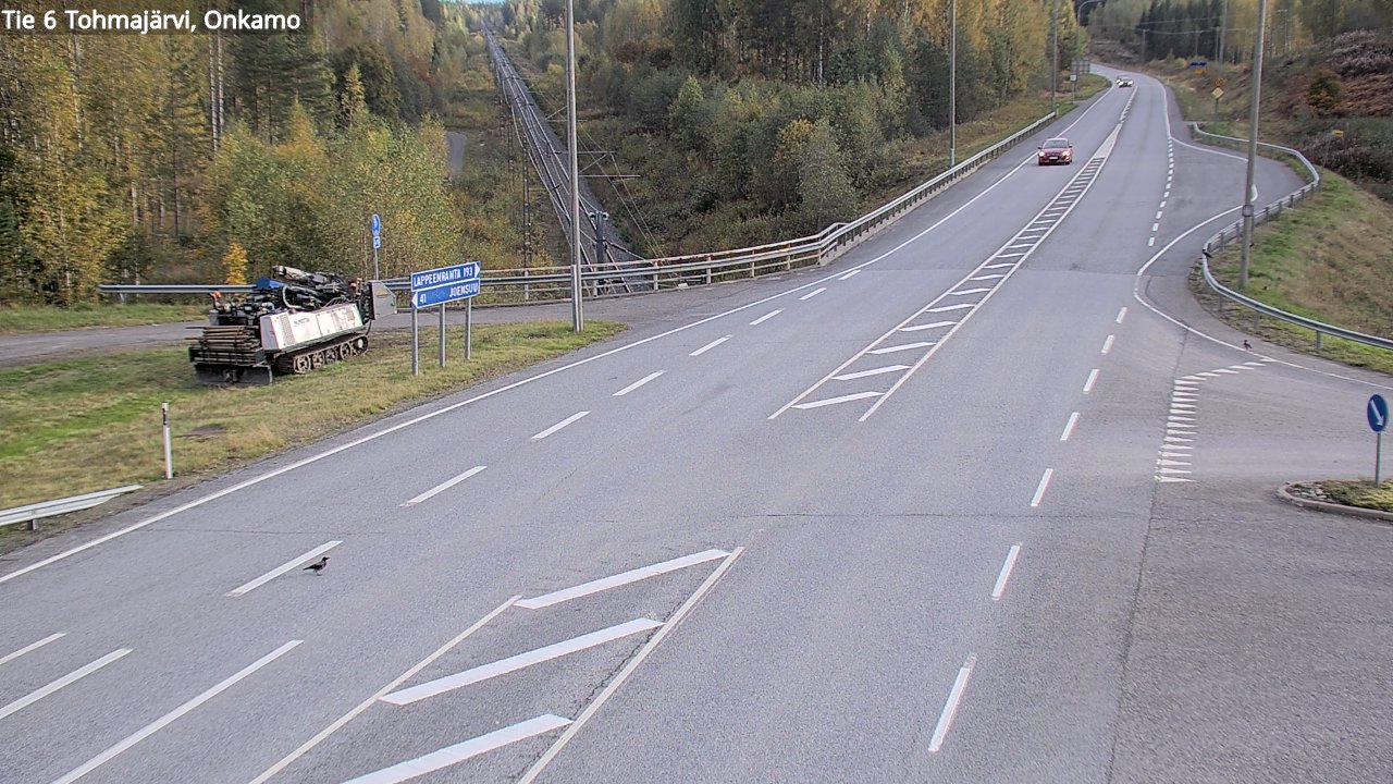 Weather Camera Image Road 6 Tohmajärvi, Onkamo, Tohmajärvi, Pohjois-Karjala