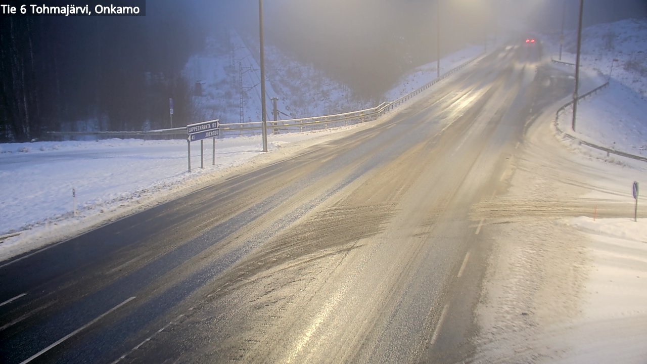 Weather Camera Image Road 6 Tohmajärvi, Onkamo, Tohmajärvi, Pohjois-Karjala