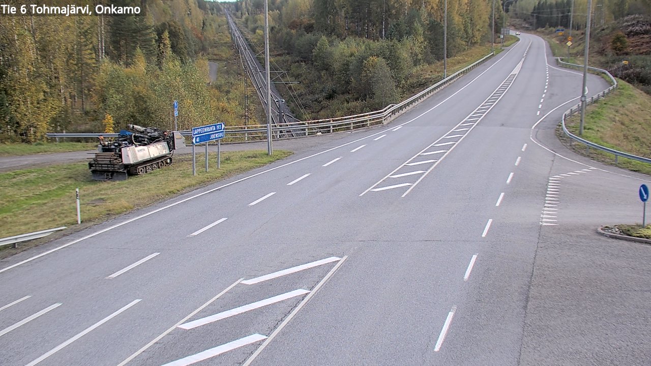 Weather Camera Image Road 6 Tohmajärvi, Onkamo, Tohmajärvi, Pohjois-Karjala