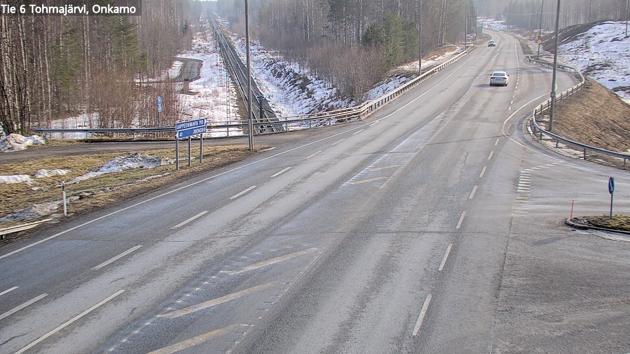 Weather Camera Image Road 6 Tohmajärvi, Onkamo, Tohmajärvi, Pohjois-Karjala