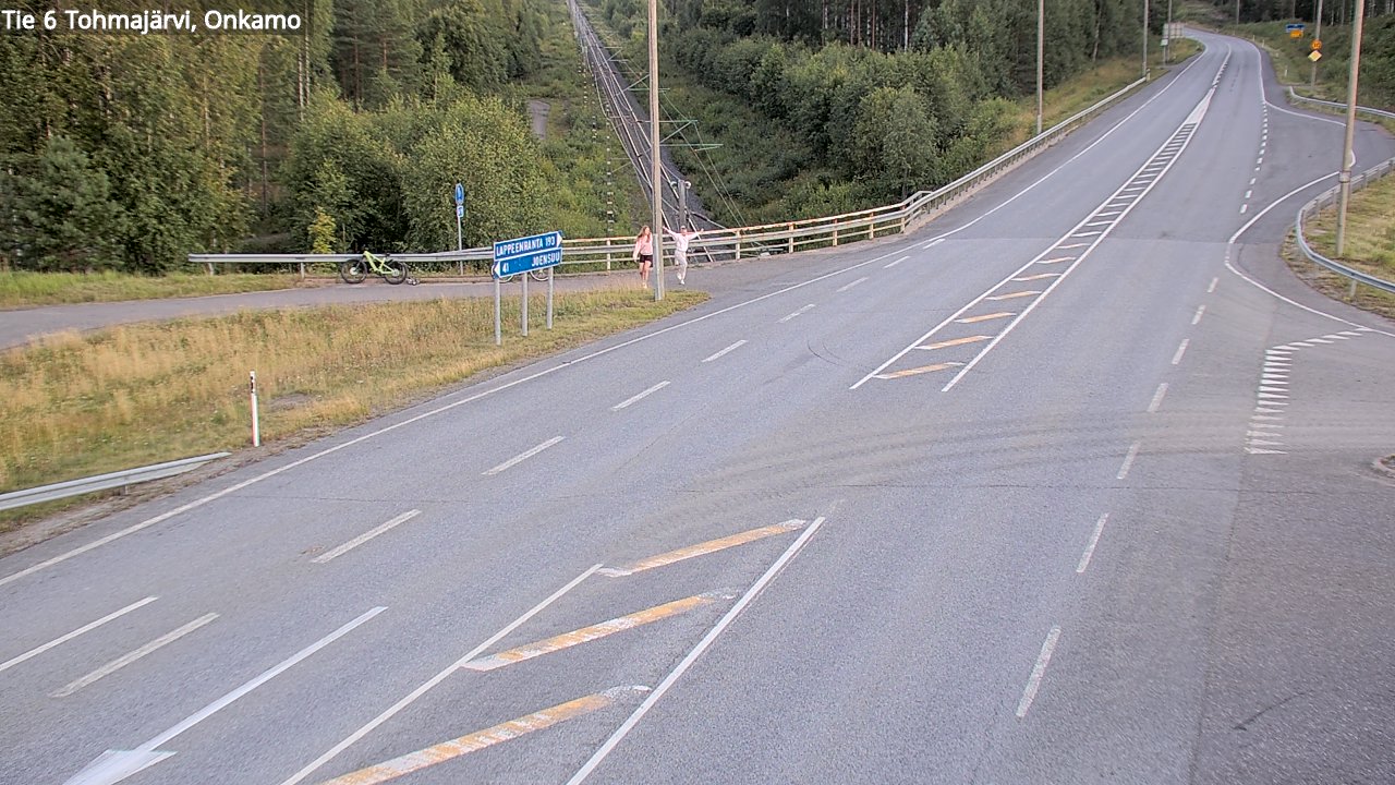 Weather Camera Image Väg 6 Tohmajärvi, Onkamo, Tohmajärvi, Pohjois-Karjala