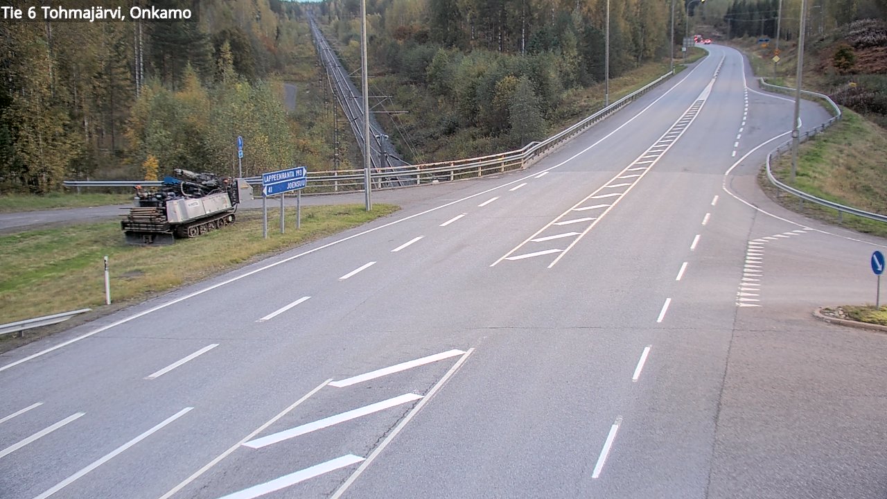 Weather Camera Image Road 6 Tohmajärvi, Onkamo, Tohmajärvi, Pohjois-Karjala
