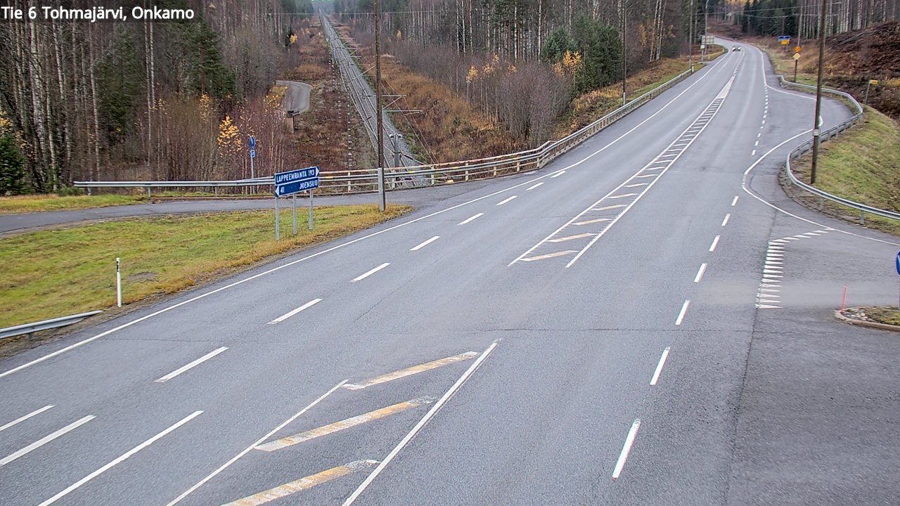 Kelikamerat Kuva Tie 6 Tohmajärvi, Onkamo, Tohmajärvi, Pohjois-Karjala