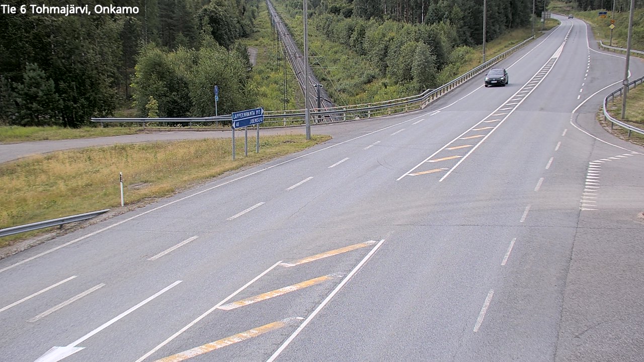 Weather Camera Image Road 6 Tohmajärvi, Onkamo, Tohmajärvi, Pohjois-Karjala