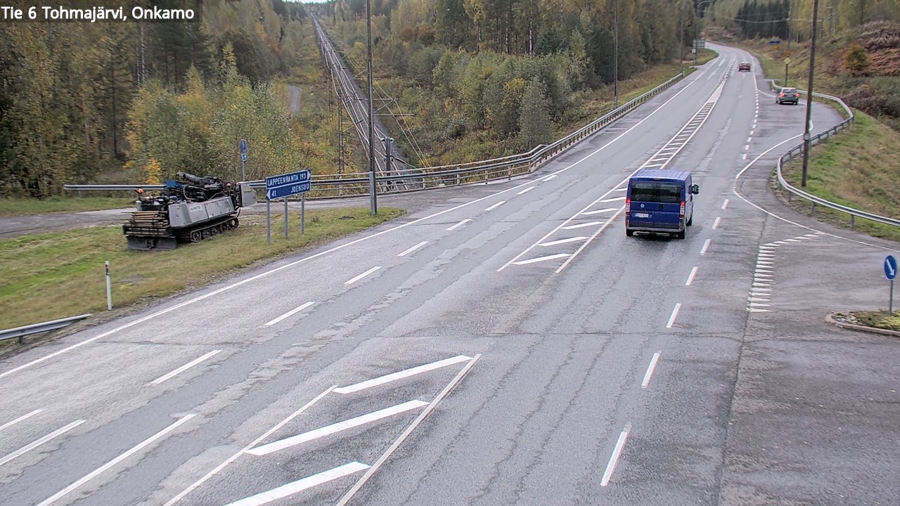 Kelikamerat Kuva Tie 6 Tohmajärvi, Onkamo, Tohmajärvi, Pohjois-Karjala