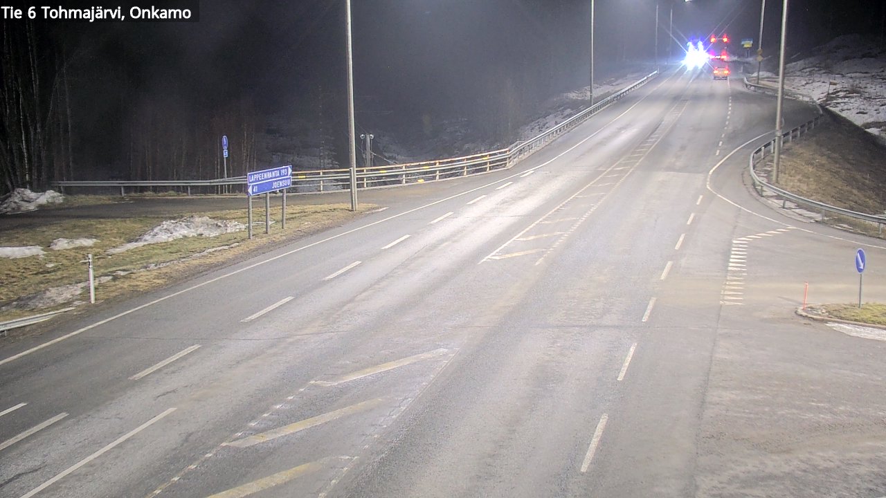 Weather Camera Image Väg 6 Tohmajärvi, Onkamo, Tohmajärvi, Pohjois-Karjala