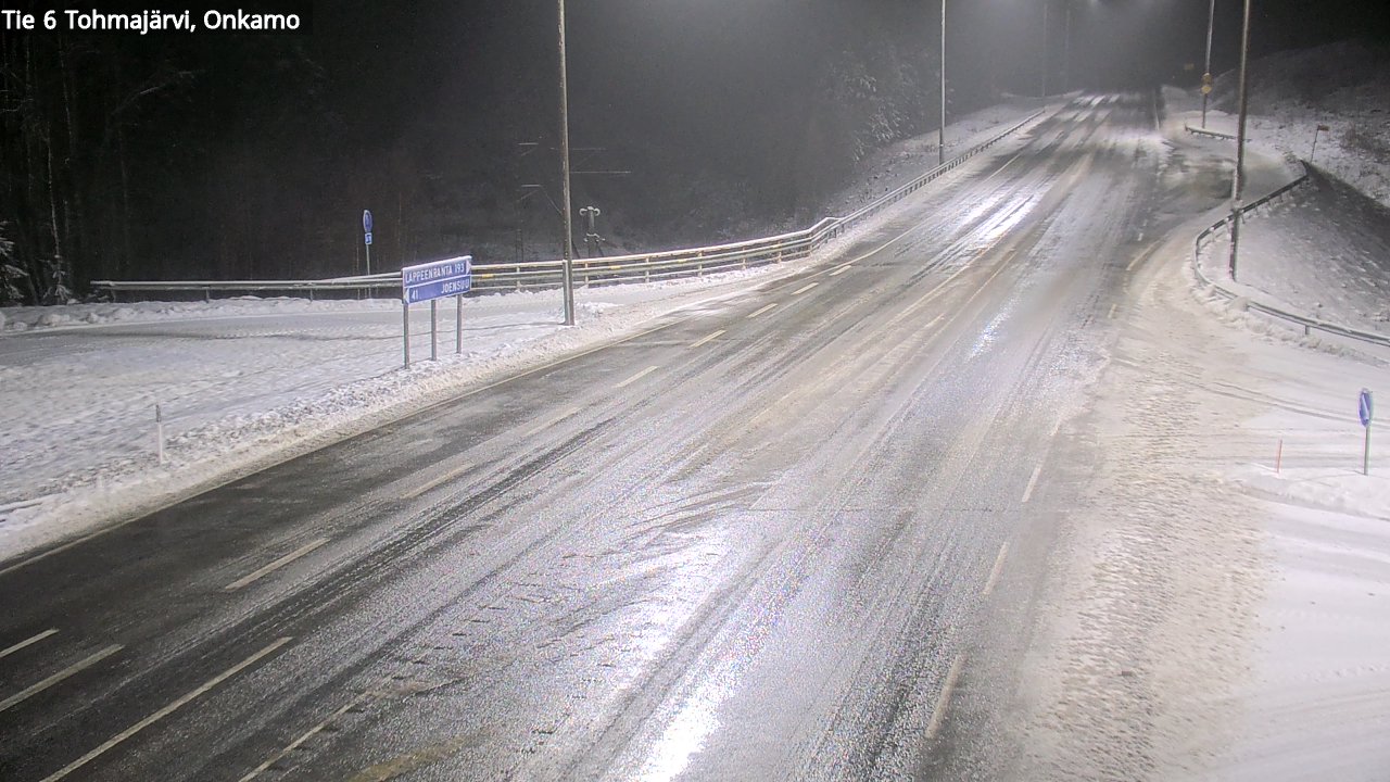Weather Camera Image Road 6 Tohmajärvi, Onkamo, Tohmajärvi, Pohjois-Karjala