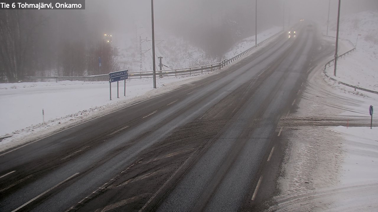 Weather Camera Image Road 6 Tohmajärvi, Onkamo, Tohmajärvi, Pohjois-Karjala
