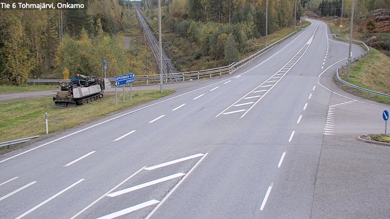 Weather Camera Image Road 6 Tohmajärvi, Onkamo, Tohmajärvi, Pohjois-Karjala