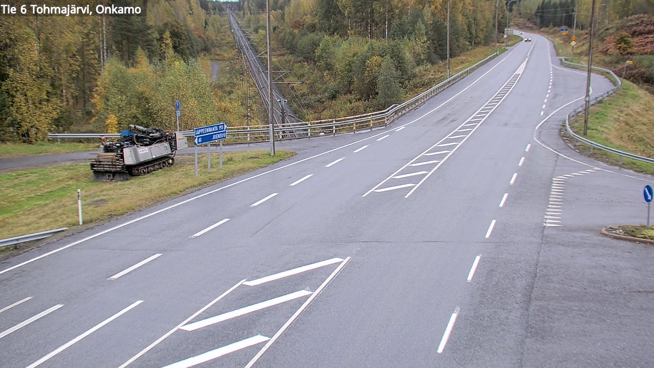 Weather Camera Image Road 6 Tohmajärvi, Onkamo, Tohmajärvi, Pohjois-Karjala