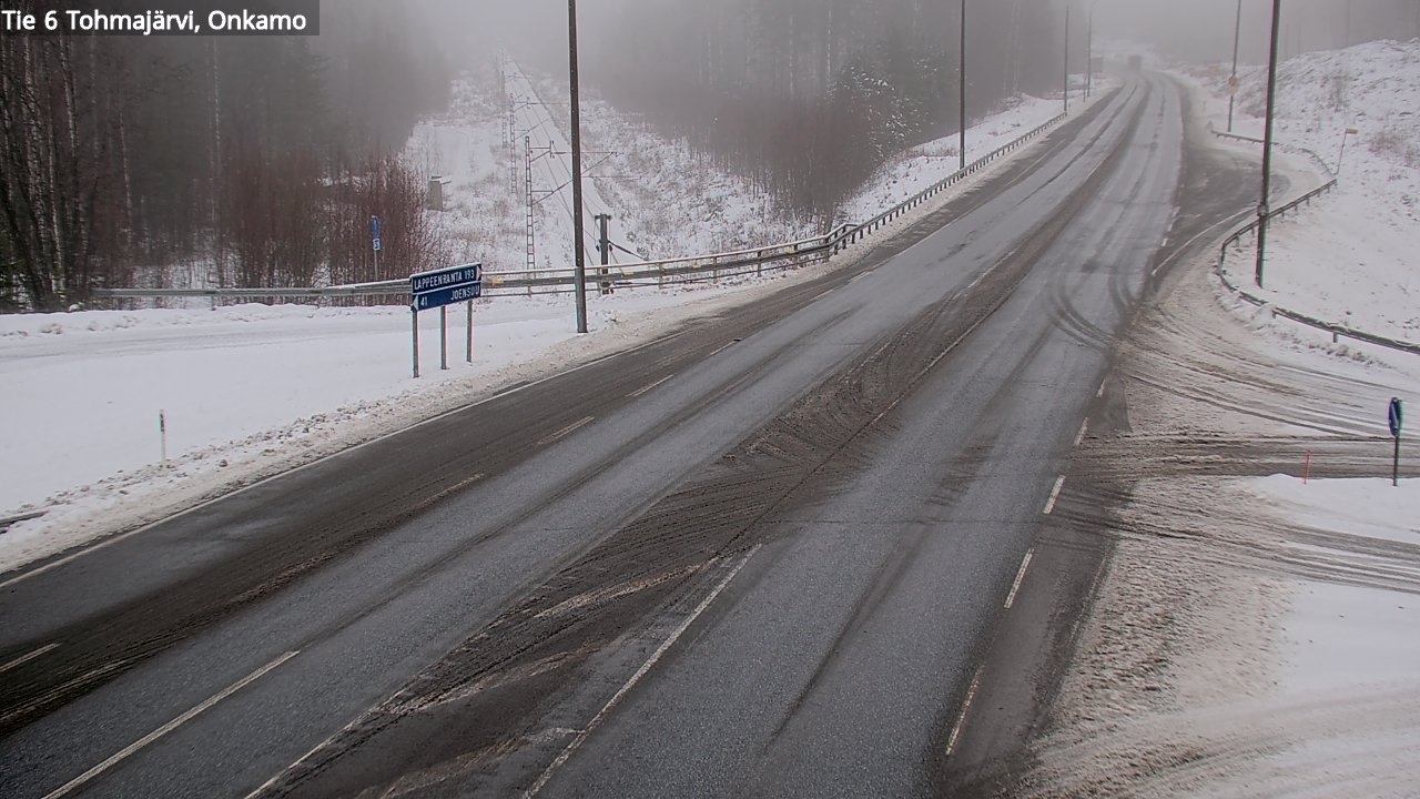 Weather Camera Image Road 6 Tohmajärvi, Onkamo, Tohmajärvi, Pohjois-Karjala