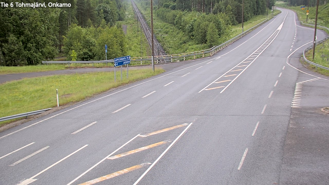 Kelikamerat Kuva Tie 6 Tohmajärvi, Onkamo, Tohmajärvi, Pohjois-Karjala