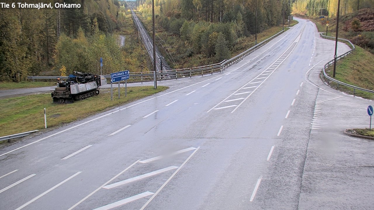 Weather Camera Image Road 6 Tohmajärvi, Onkamo, Tohmajärvi, Pohjois-Karjala
