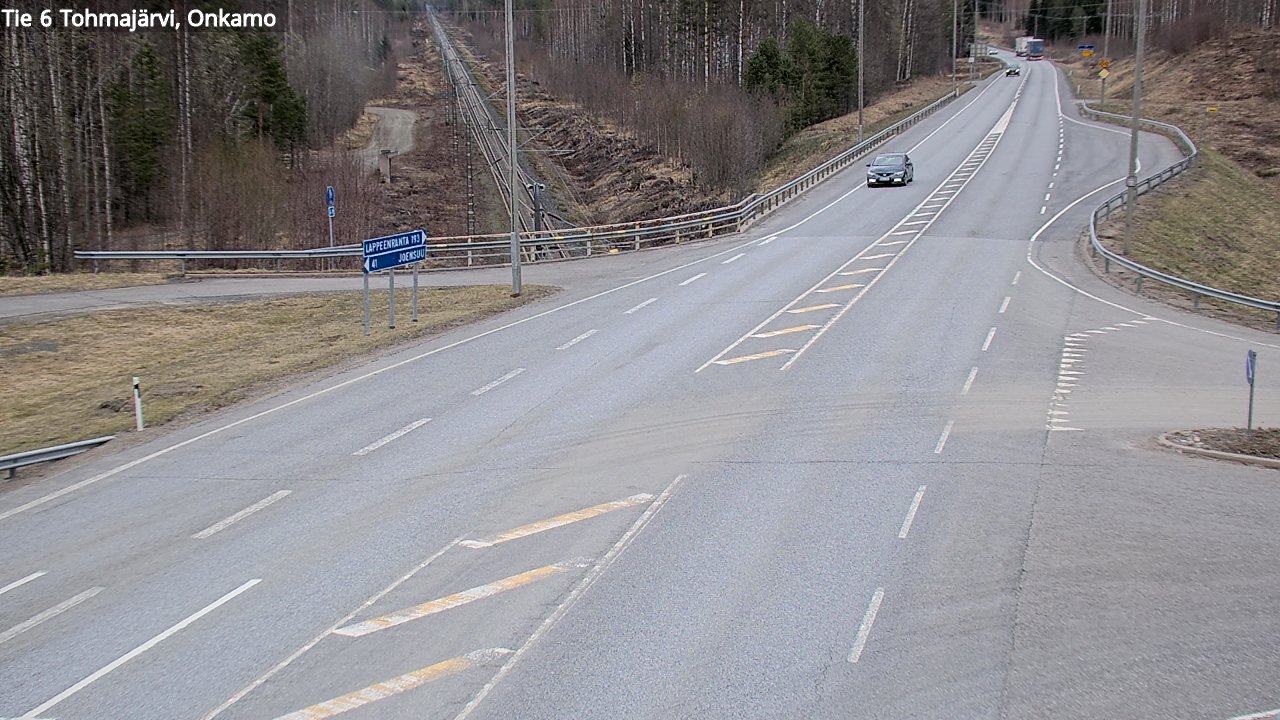 Weather Camera Image Road 6 Tohmajärvi, Onkamo, Tohmajärvi, Pohjois-Karjala