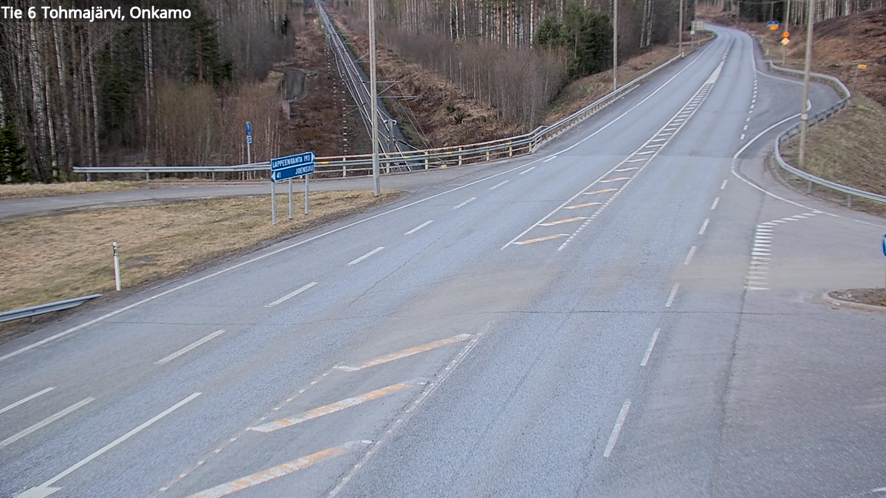 Kelikamerat Kuva Tie 6 Tohmajärvi, Onkamo, Tohmajärvi, Pohjois-Karjala
