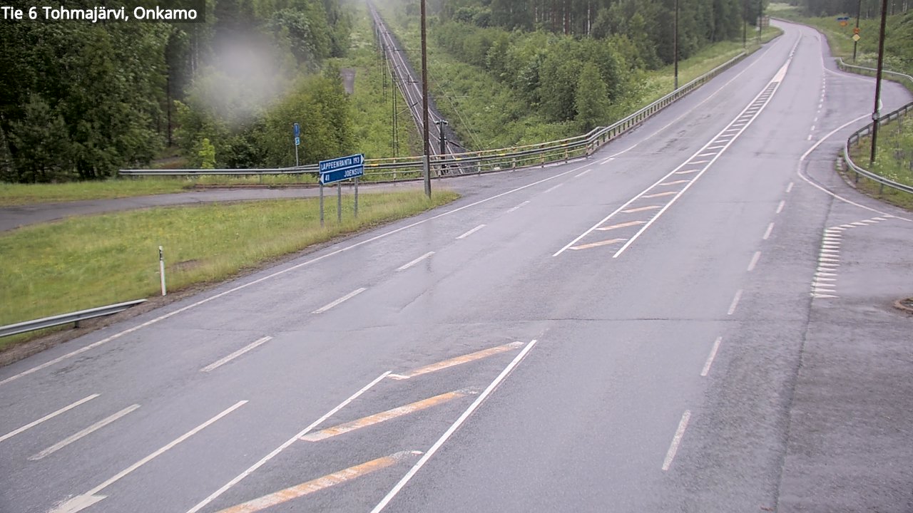 Kelikamerat Kuva Tie 6 Tohmajärvi, Onkamo, Tohmajärvi, Pohjois-Karjala