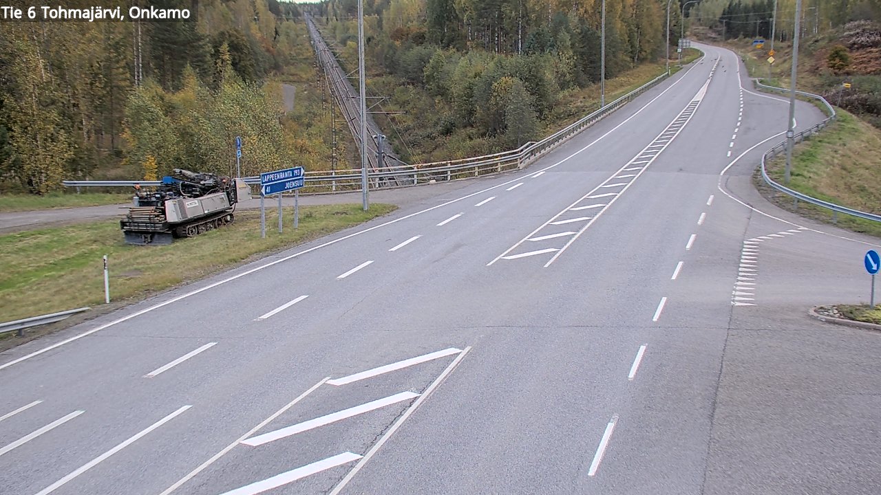 Weather Camera Image Road 6 Tohmajärvi, Onkamo, Tohmajärvi, Pohjois-Karjala