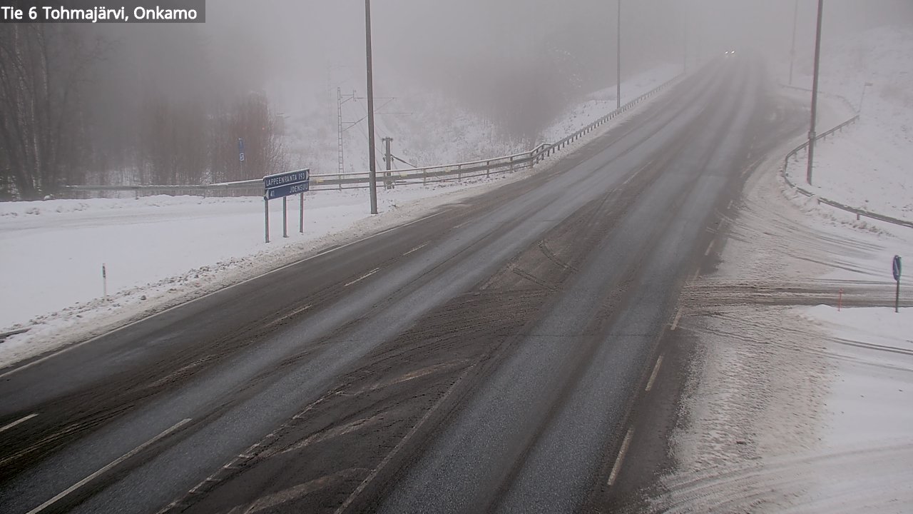 Weather Camera Image Road 6 Tohmajärvi, Onkamo, Tohmajärvi, Pohjois-Karjala