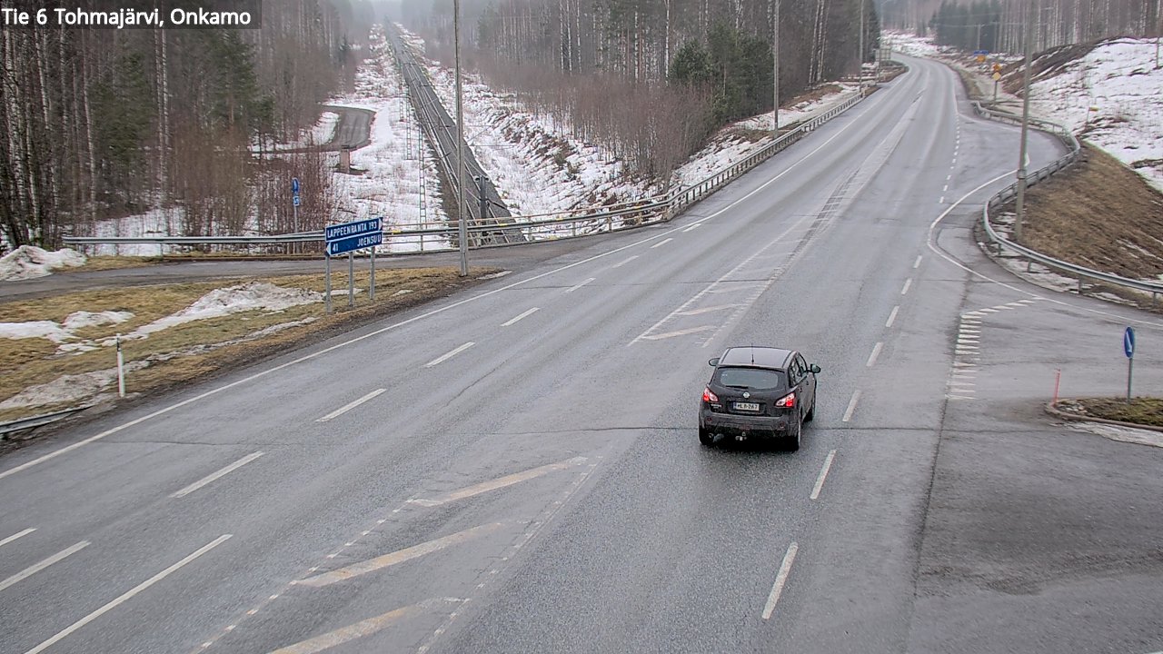 Weather Camera Image Road 6 Tohmajärvi, Onkamo, Tohmajärvi, Pohjois-Karjala