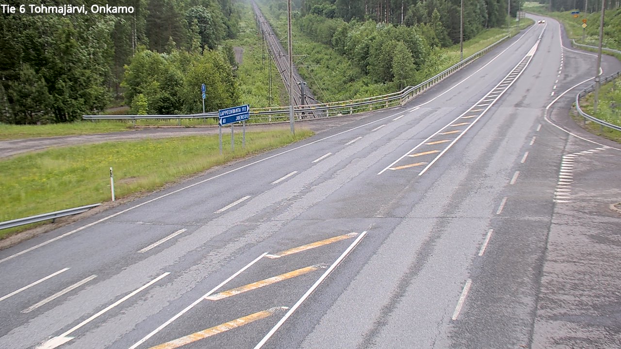 Kelikamerat Kuva Tie 6 Tohmajärvi, Onkamo, Tohmajärvi, Pohjois-Karjala